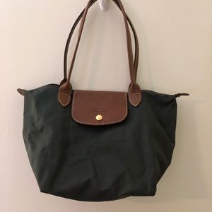 Longchamp Small Le Pliage - Gray (gunmetal)